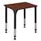 Regency Rectangle School Desks, 18 D X 23-34 H, 26 W X Wood, Metal, Cherry RSD18526CH - alternate 1